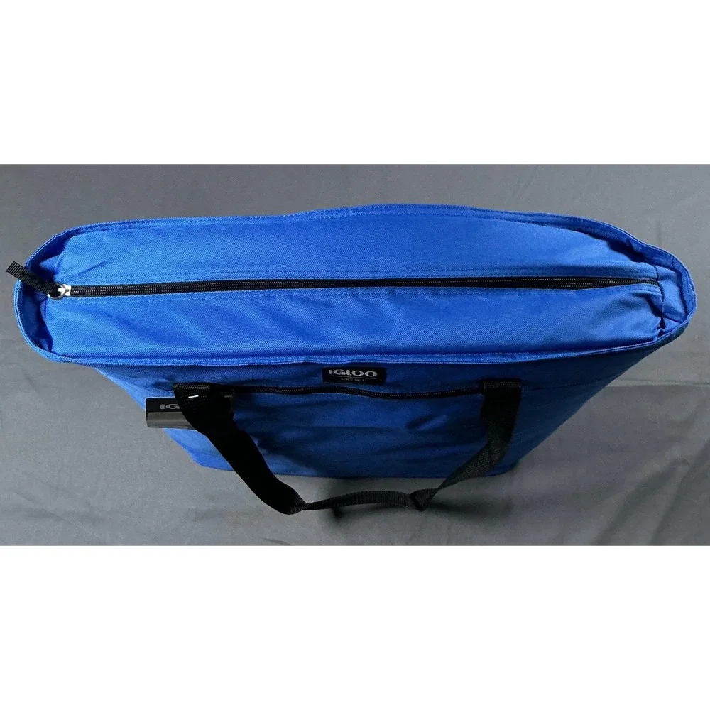 Igloo XL Market Tote Insulated Cooler Bag 54 Can Capacity Cobalt Blue 4902218